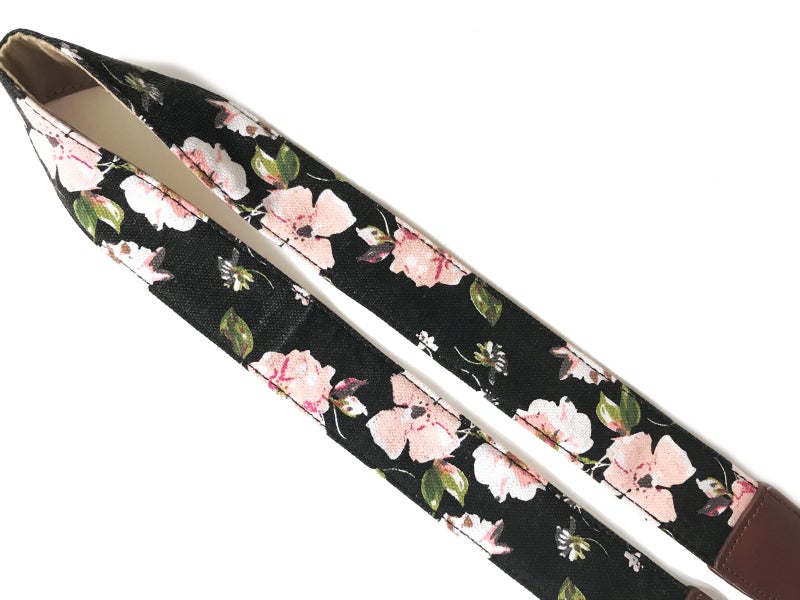 Alled Camera Strap Neck, Adjustable Vintage Floral Camera Straps Shoulder Belt for Women/Men,Camera Strap for Nikon/Canon/Sony/Olympus/Samsung/Pentax ETC DSLR/SLR - Image 4